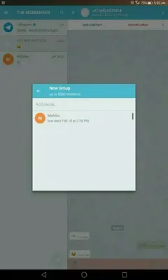 THE MESSENGER android App screenshot 1