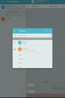 THE MESSENGER android App screenshot 4